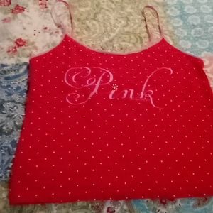 Pink tank top Victoria's Secret size large